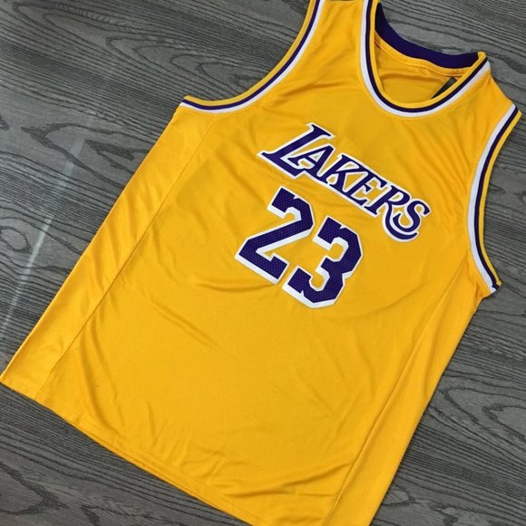 New Lakers New Season James Jersey No. 23 Embroidered Fan Jersey. - Picture 1 of 1